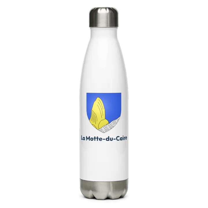 Gourde inox — blason de la Motte-du-Caire