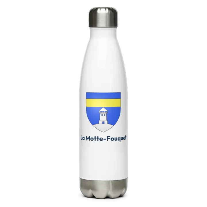 Gourde inox blason de La Motte-Fouquet