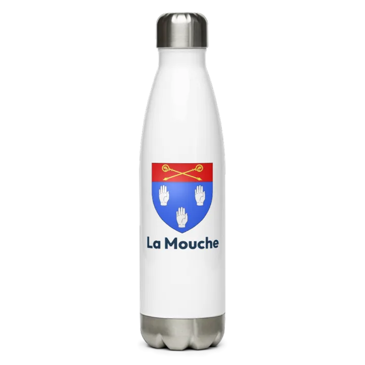 Gourde inox blason de La Mouche