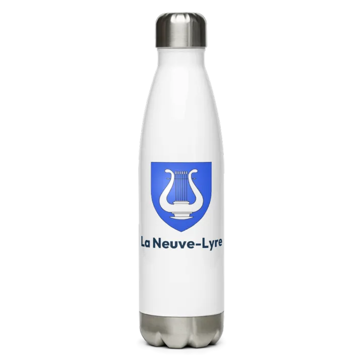 Gourde inox blason de La Neuve-Lyre
