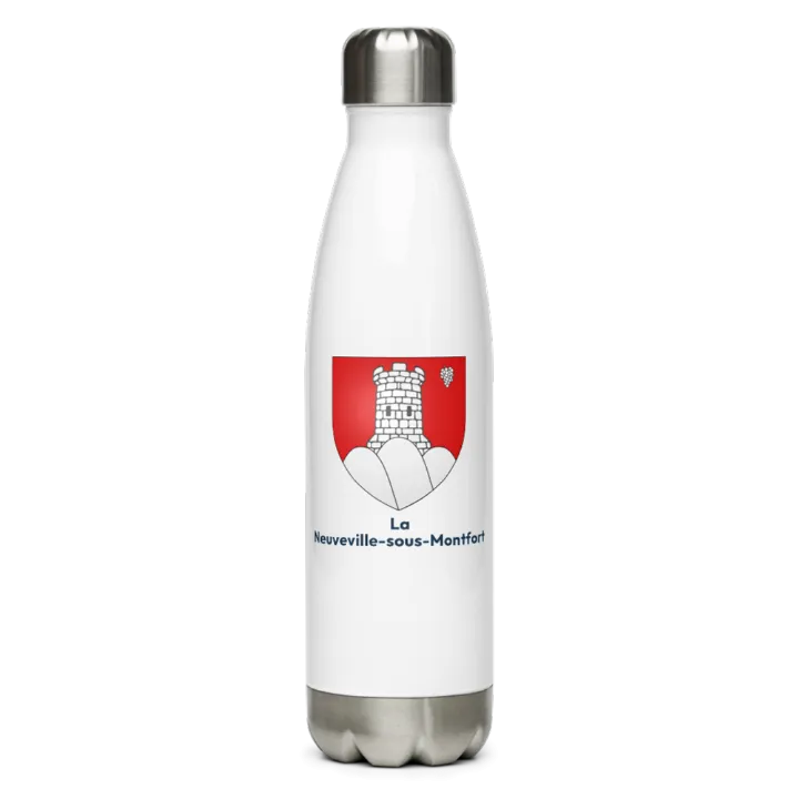 Gourde inox blason de La Neuveville-sous-Montfort