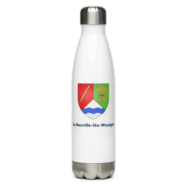 Gourde inox blason de La Neuville-lès-Wasigny