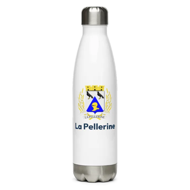 Gourde inox — blason de la Pellerine