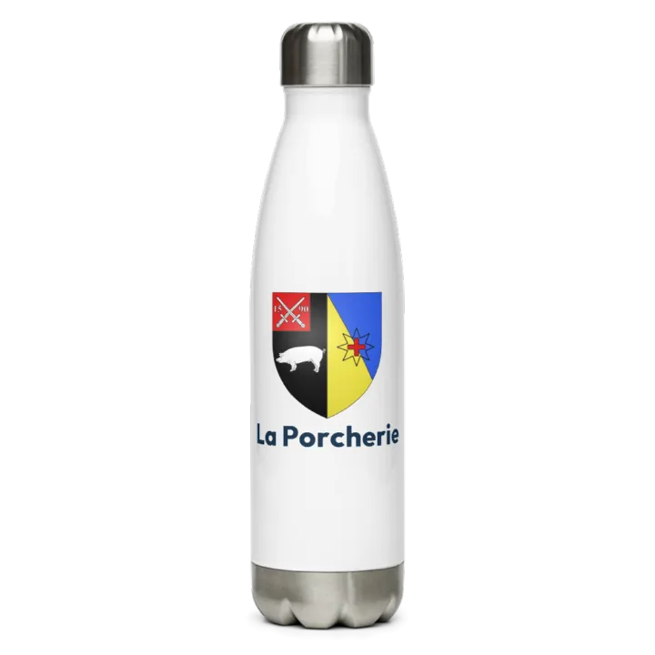 Gourde inox blason de La Porcherie