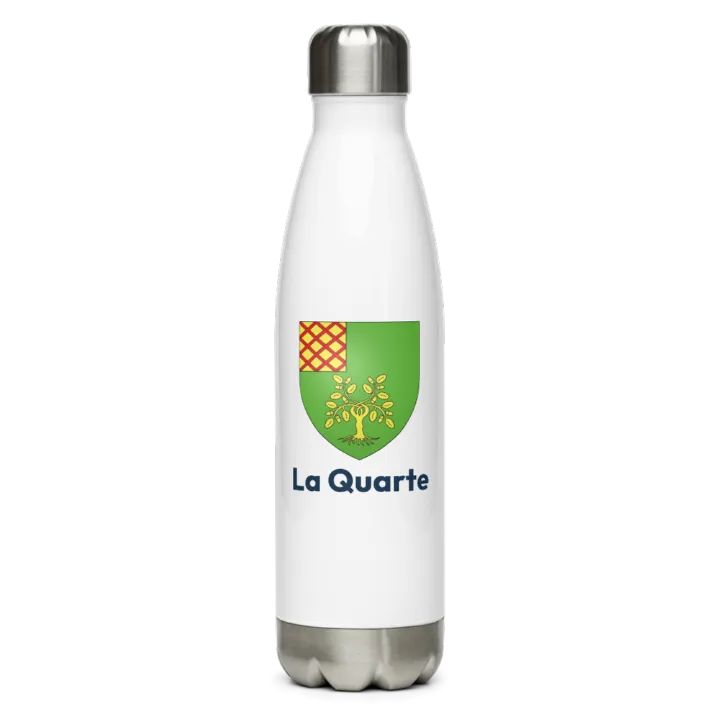 Gourde inox blason de La Quarte
