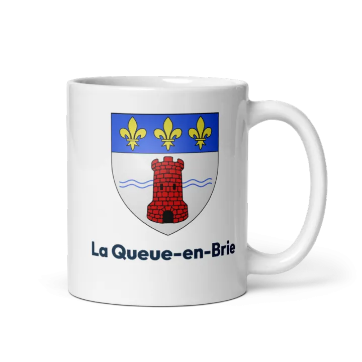 Mug blason de La Queue-en-Brie