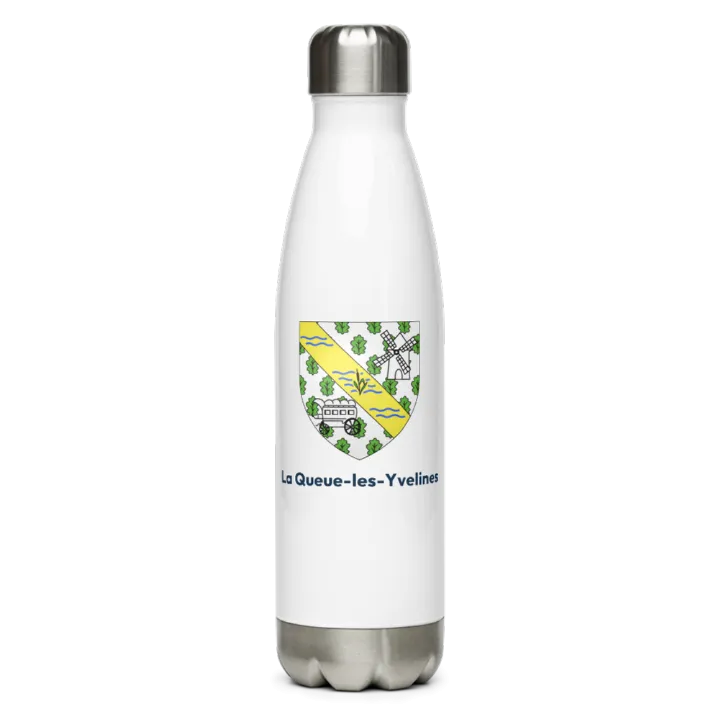Gourde inox blason de La Queue-les-Yvelines