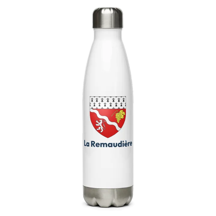 Gourde inox — blason de la Remaudière