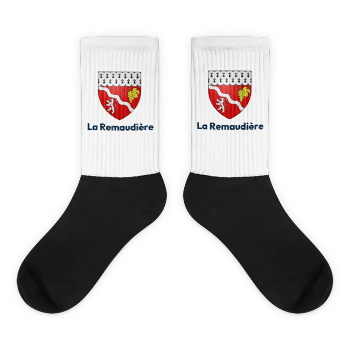 Chaussettes — blason de la Remaudière