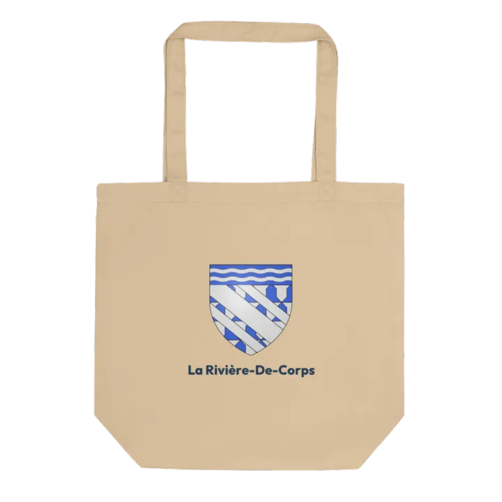 Tote bag coton bio — blason de la Rivière-de-Corps