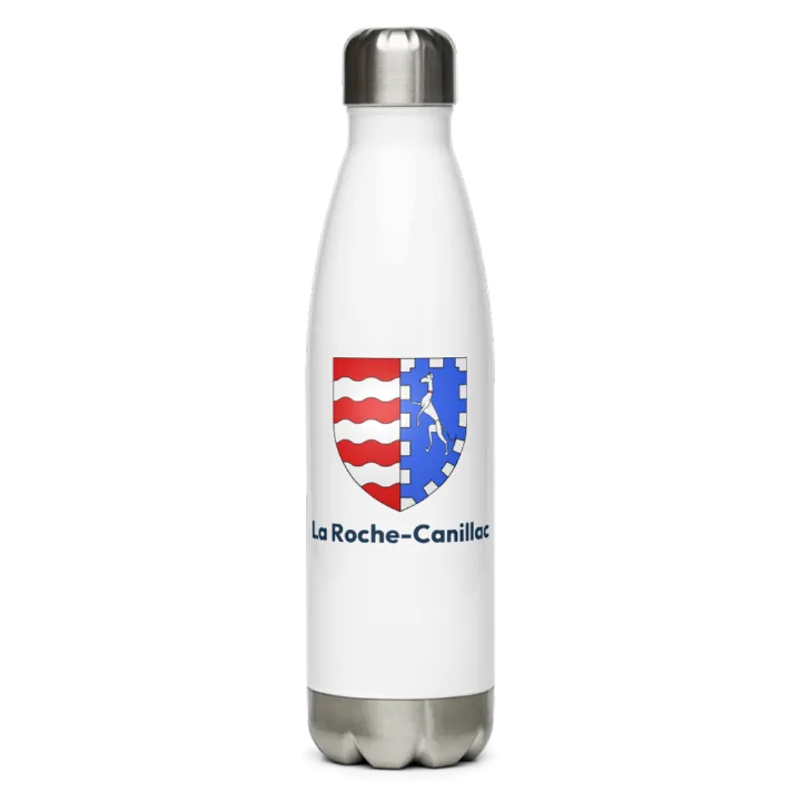 Gourde inox blason de La Roche-Canillac