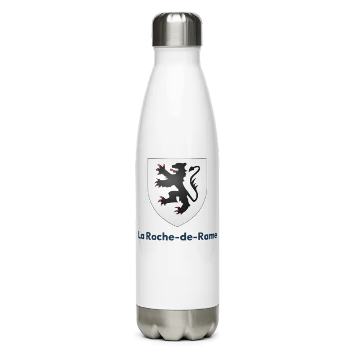 Gourde inox blason de La Roche-de-Rame