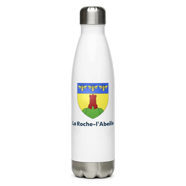 Gourde inox — blason de la Roche-l'Abeille