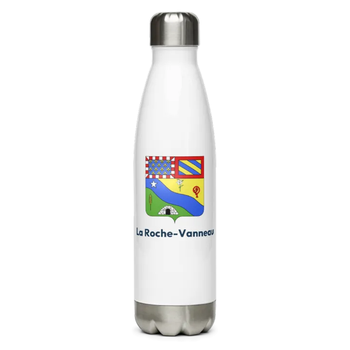 Gourde inox blason de La Roche-Vanneau
