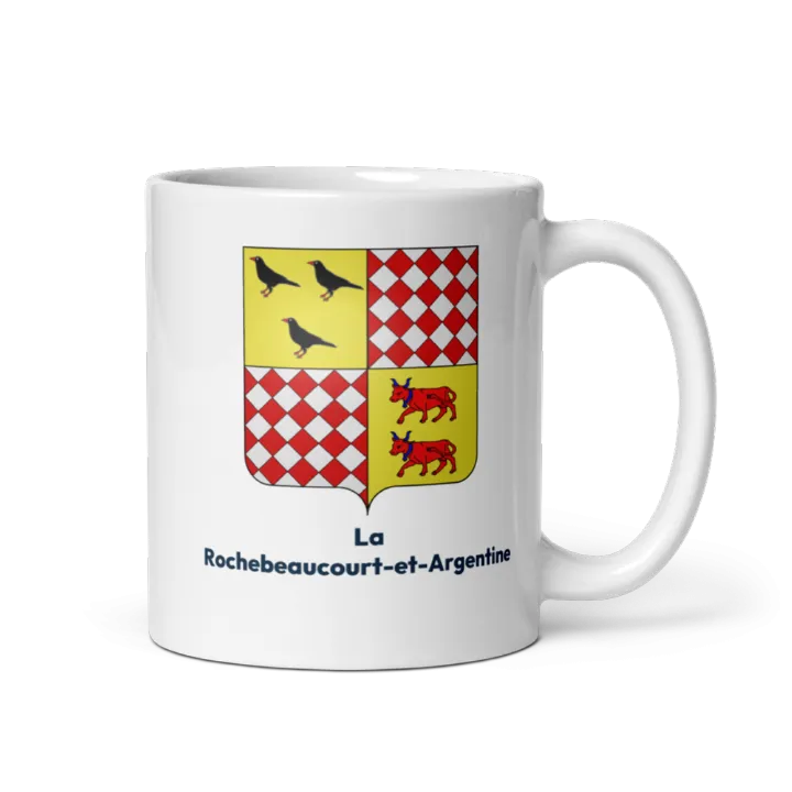 Mug blason de La Rochebeaucourt-et-Argentine