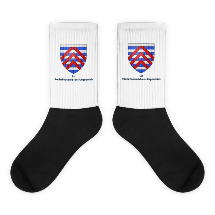 Chaussettes — blason de la Rochefoucauld-en-Angoumois