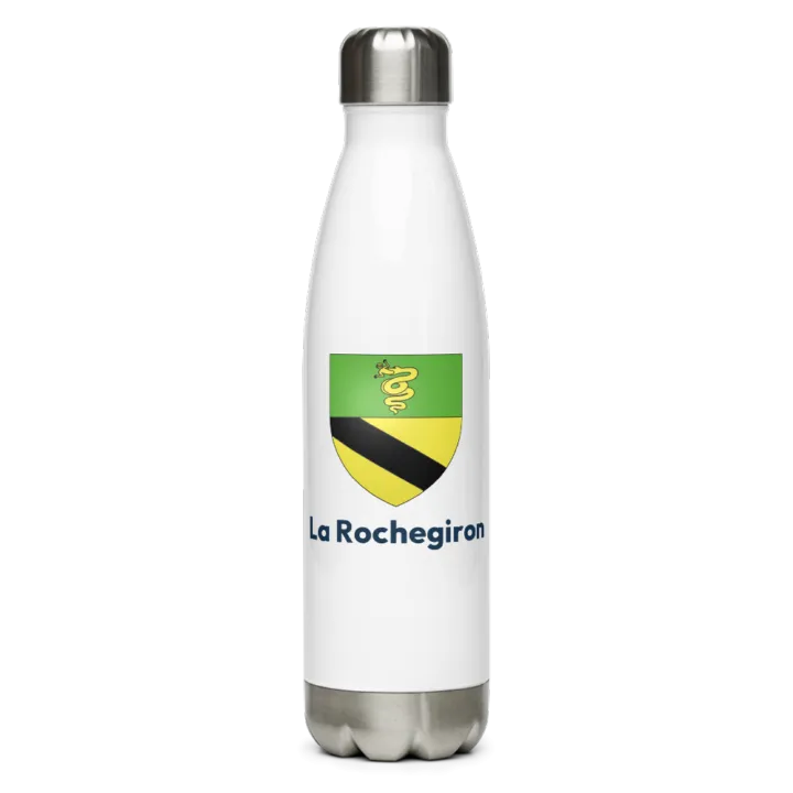 Gourde inox blason de La Rochegiron