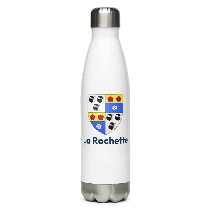 Gourde inox blason de La Rochette