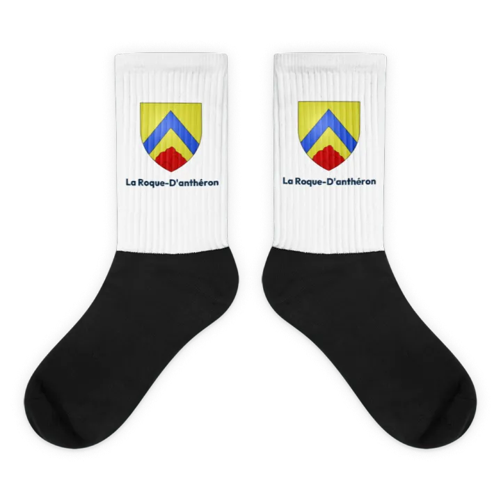 Chaussettes — blason de la Roque-d'Anthéron