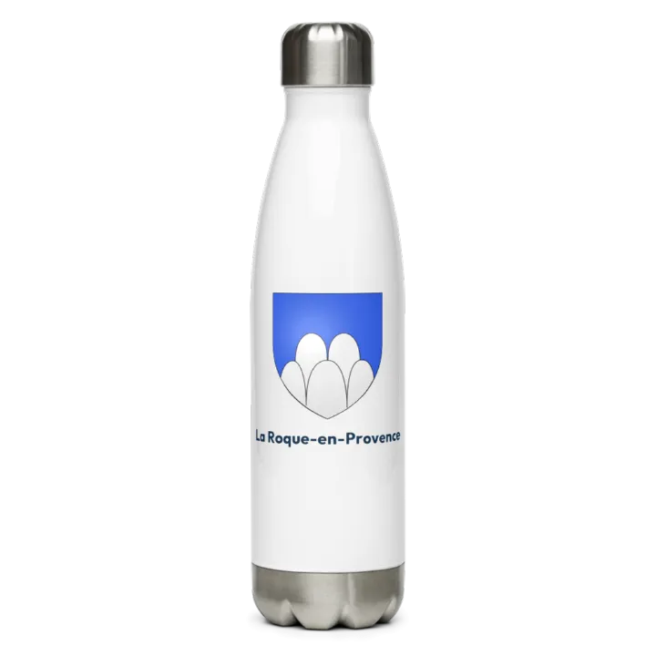 Gourde inox blason de La Roque-en-Provence