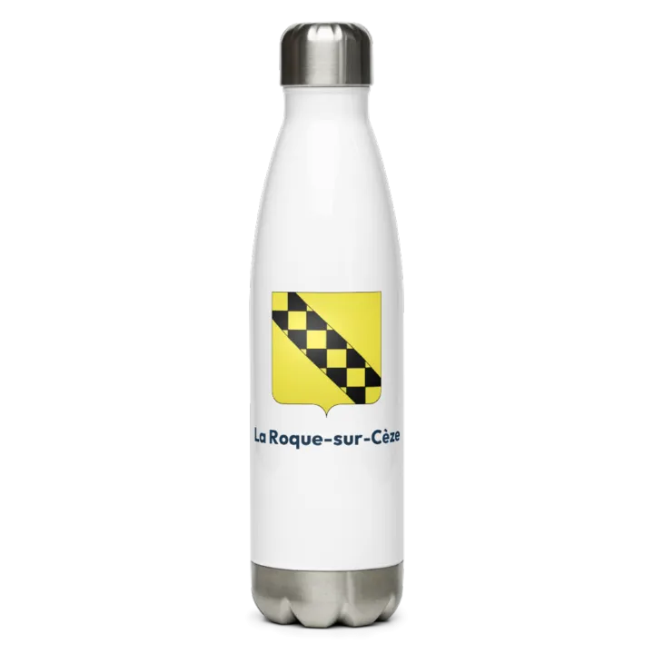Gourde inox blason de La Roque-sur-Cèze