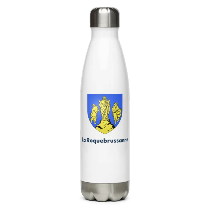 Gourde inox blason de La Roquebrussanne