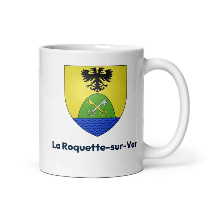 Mug blason de La Roquette-sur-Var