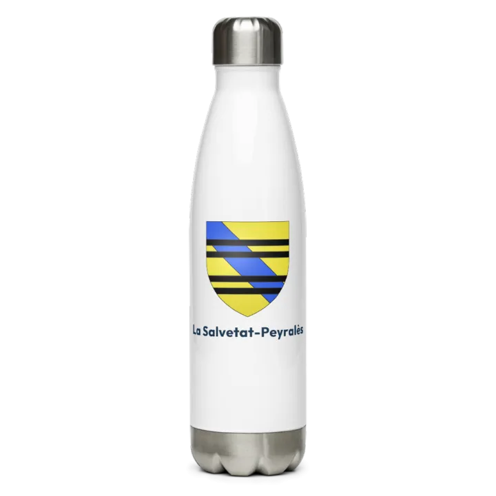 Gourde inox blason de La Salvetat-Peyralès