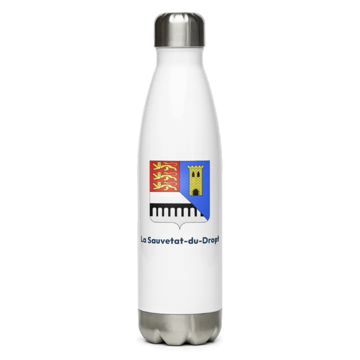Gourde inox blason de La Sauvetat-du-Dropt