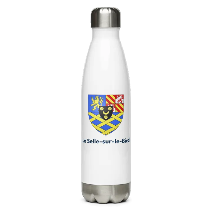 Gourde inox blason de La Selle-sur-le-Bied