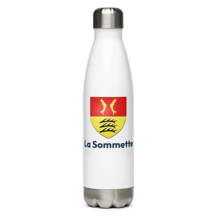 Gourde inox blason de La Sommette