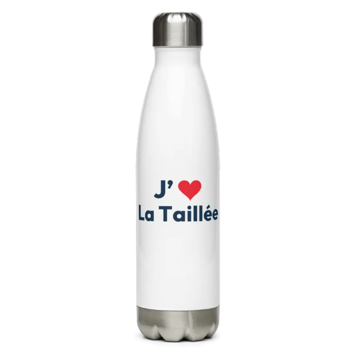 Gourde inox « J’❤ La Taillée »