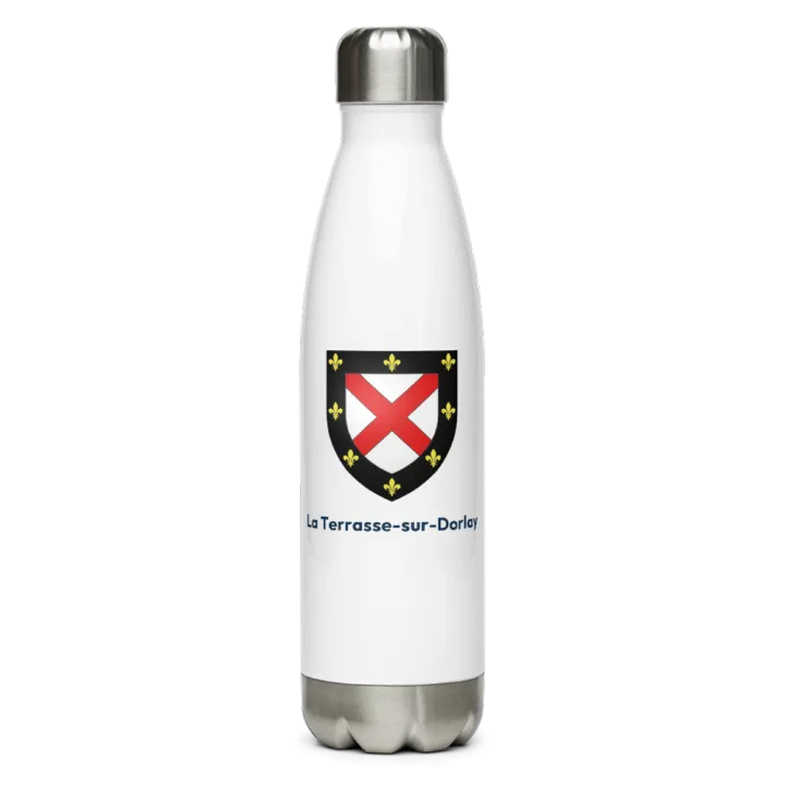 Gourde inox blason de La Terrasse-sur-Dorlay