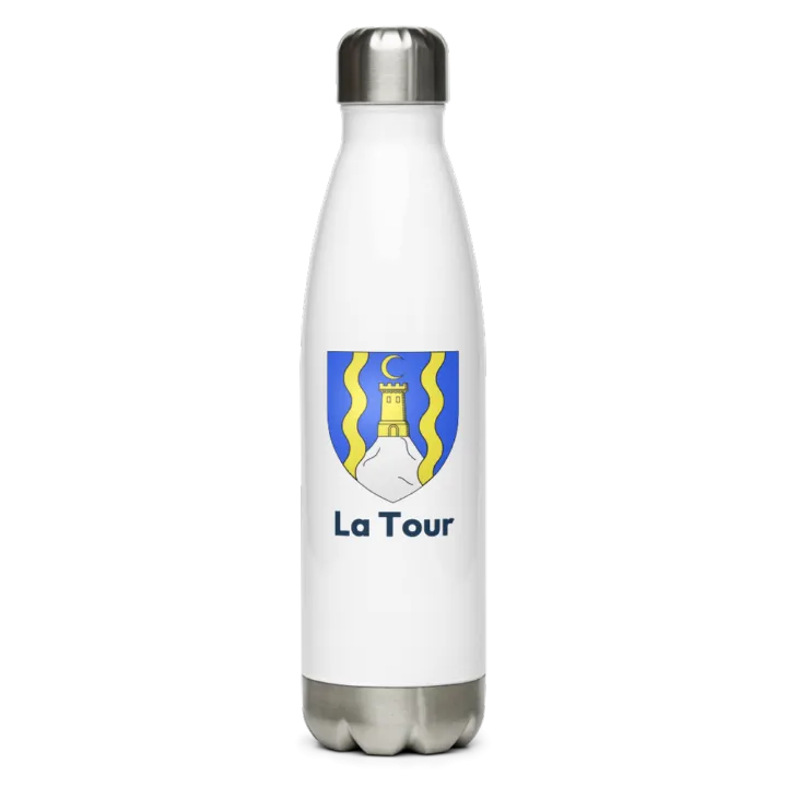 Gourde inox blason de La Tour