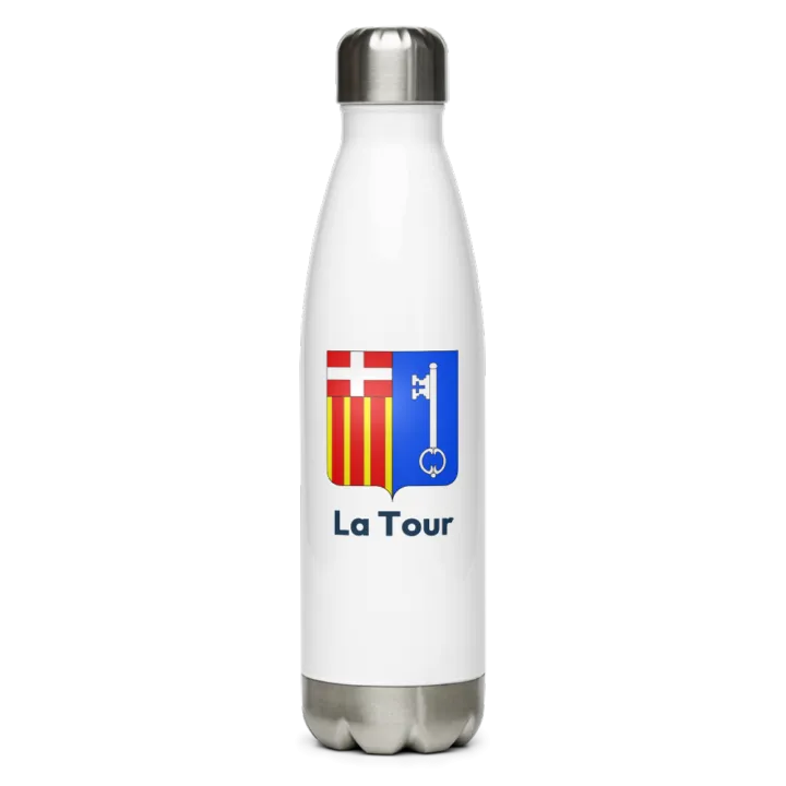 Gourde inox blason de La Tour
