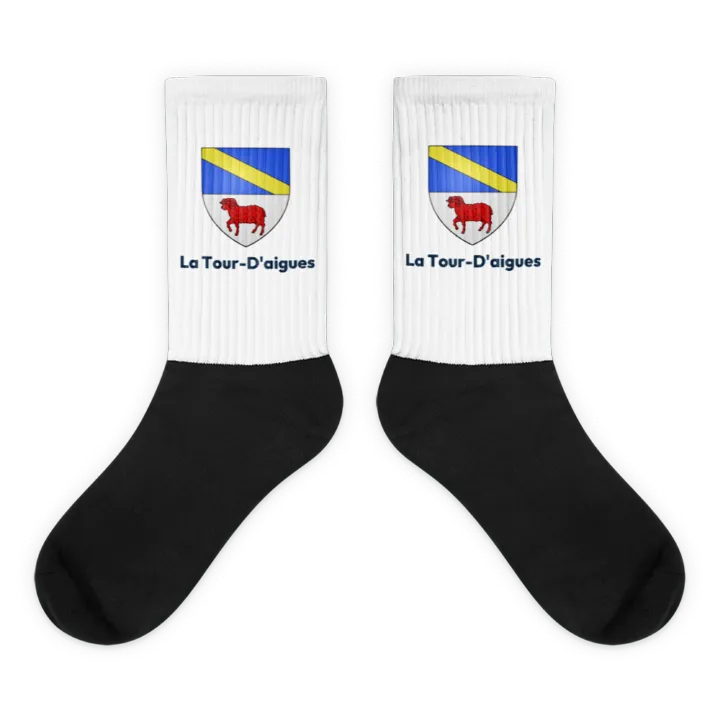 Chaussettes — blason de la Tour-d'Aigues