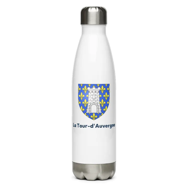Gourde inox blason de La Tour-d'Auvergne