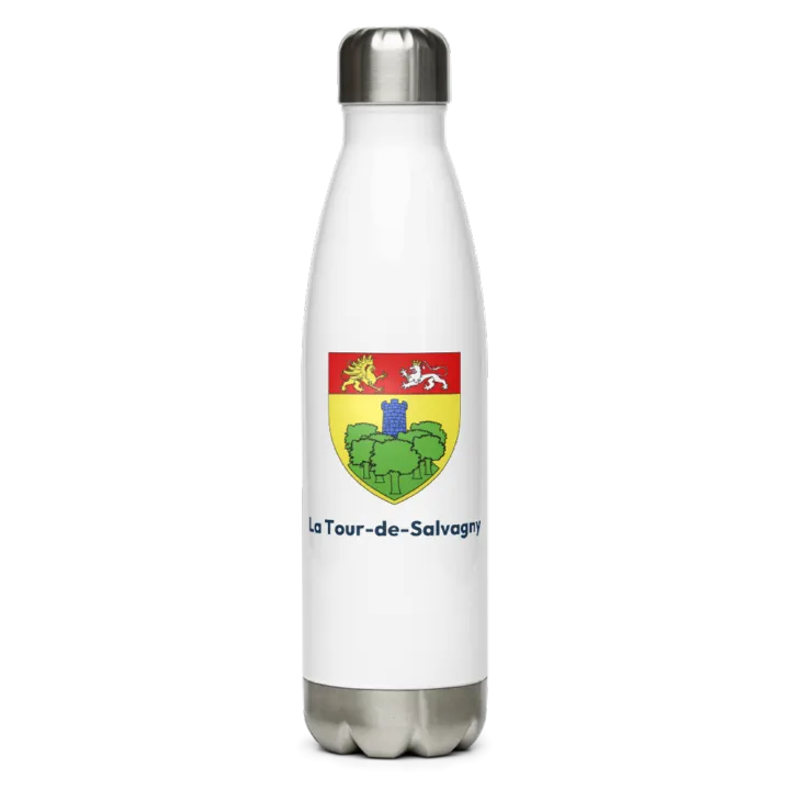 Gourde inox blason de La Tour-de-Salvagny