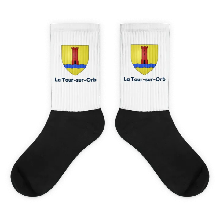 Chaussettes — blason de la Tour-sur-Orb