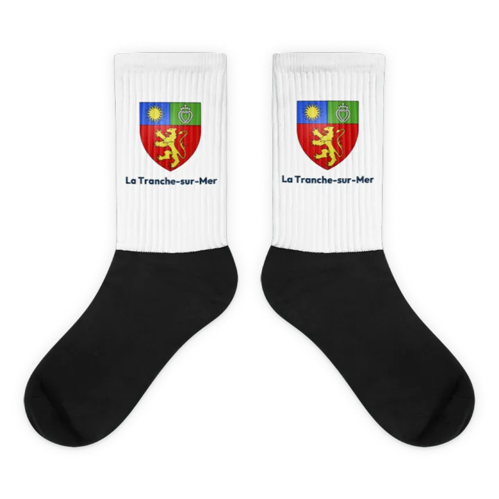 Chaussettes — blason de la Tranche-sur-Mer