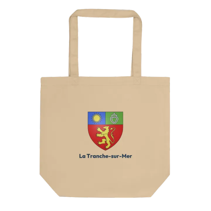 Tote bag coton bio — blason de la Tranche-sur-Mer
