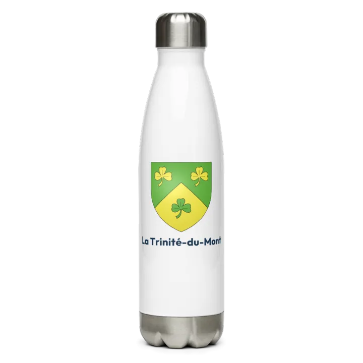 Gourde inox — blason de la Trinité-du-Mont
