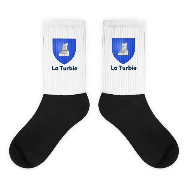 Chaussettes — blason de la Turbie