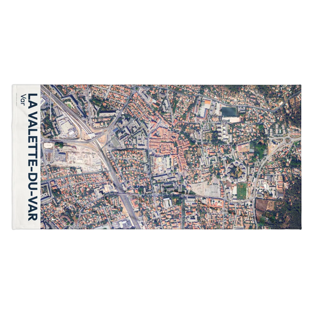 Serviette cartographique — carte de La Valette-du-Var