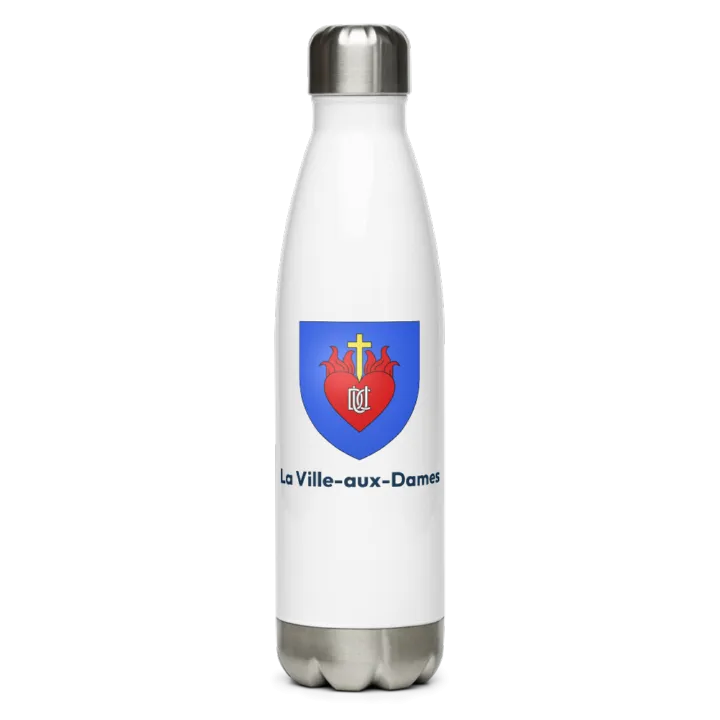 Gourde inox blason de La Ville-aux-Dames
