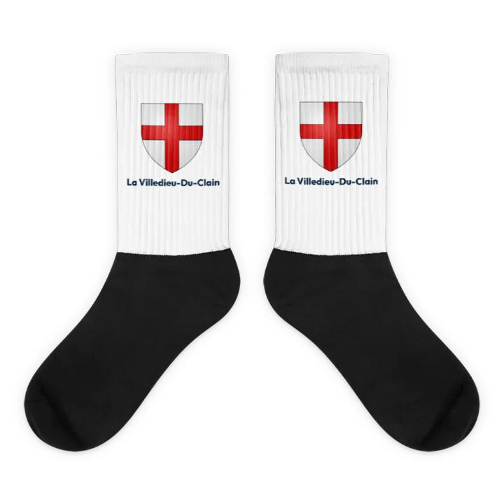 Chaussettes — blason de la Villedieu-du-Clain