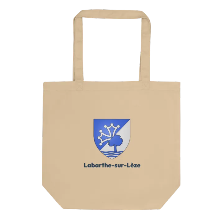 Tote bag coton bio — blason de Labarthe-sur-Lèze