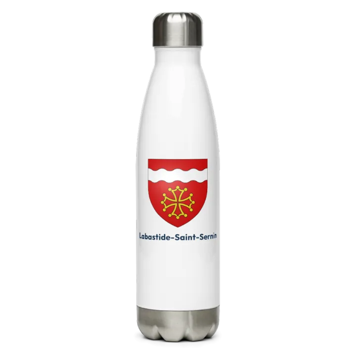 Gourde inox — blason de Labastide-Saint-Sernin