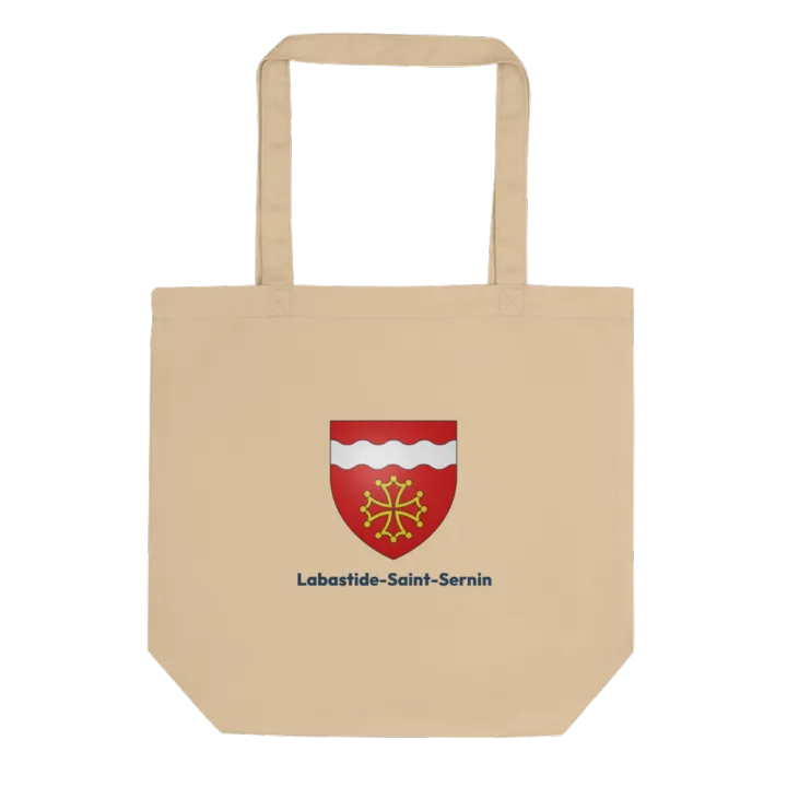 Tote bag coton bio — blason de Labastide-Saint-Sernin