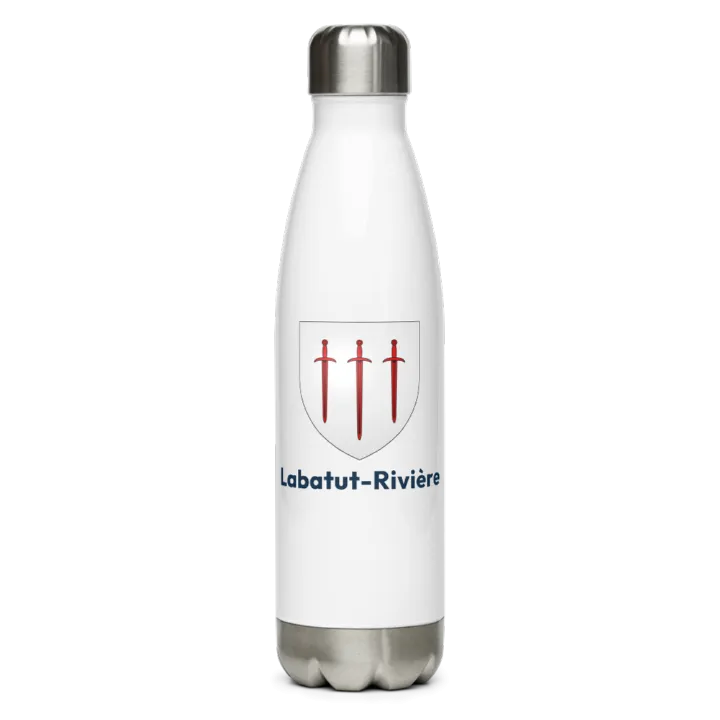 Gourde inox blason de Labatut-Rivière
